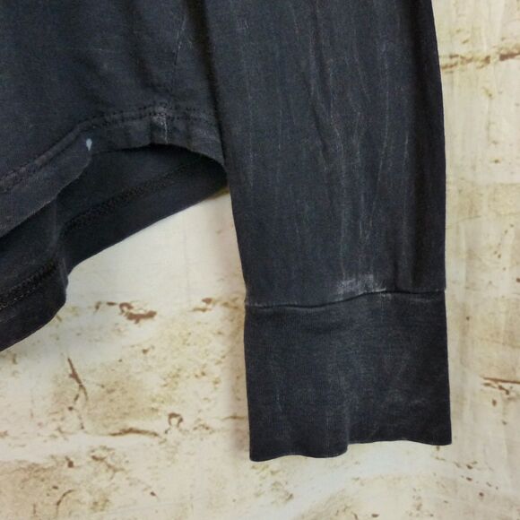 Project Social T Shirt Women S Relax Black Moon Phase Long Sleeve USA Boho Rock - Picture 10 of 11